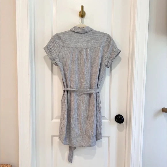 Abercrombie and Fitch, linen blend mid length dress - Picture 3 of 3
